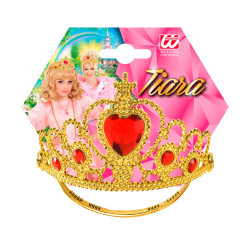 Zlatá čelenka princezny s kamínky